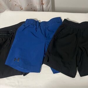 Boys Bundle of (3) XS Under Armour, Old Navy and BCG Performance Shorts EUC